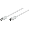MicroConnect TV jungtis IEC GN/WT Goobay balta 1.5m