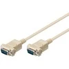 MicroConnect DB-9 - DB-9, 1,8m, Baltas (SCSEHH2)