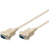 MicroConnect DB-9 - DB-9, 3m, balta (SCSEHH3)