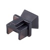 Adapteris AV MicroConnect Microconnect dulkių dangtelis Rj45 prievadui, juodas