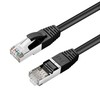 MicroConnect Patrikas STP, CAT6, LSSH, 10m, Juoda (STP610S)