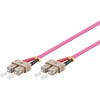 Microconnect FIB222010-4 InfiniBand / šviesolaidinis kabelis 10m SC rožinis