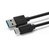 USB kabelis MicroConnect USB-A - USB-C 0,25 m Juodas (USB3.2CA0.25)