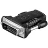AV adapteris MicroConnect HDMI - juodasis DVI- D (HDM19F24)