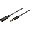 Kabelis MicroConnect Jack 3.5mm - Jack 3.5mm 1m juoda (IPOD003B)