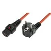Maitinimo kabelis MicroConnect IEC LOCK C13 - R / A Schuko, 3m (EL248S)