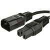 Maitinimo kabelis MicroConnect Jumper Cable C14 - C15 1m