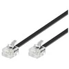 MicroConnect RJ-11 / RJ-11 (M / M) 2m Juoda (MK182)