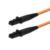 MicroConnect LC - ST - 62.5/125 - 0.5 m - LC - ST - Male/Male - Oranžinis