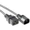 MicroConnect Maitinimo laidas C19-C14 3m juodas