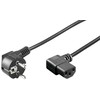 Maitinimo kabelis MicroConnect Microconnect PE010510 Maitinimo kabelis juodas 1m CEE7/7 C13 Panelinis
