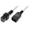 Kabelis zasilający MicroConnect Microconnect MC-C19C20LOCK-2M-W bez kategorii