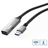 Kabelis USB MicroConnect USB-A - USB-A Juodai-sidabrinė (USB3.0AAF20A)