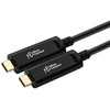 USB kabelis MicroConnect USB-C - USB-C 15 m juodas (MC-USB3.1C15OP)