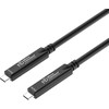 Kabelis USB MicroConnect USB-C - USB-C 7.5 m Juodas (Premium Optic Fiber USB-C 3.2)