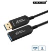 Kabelis USB MicroConnect USB-A - USB-A 20 m Juodas (USB3.0AAF20AOP)