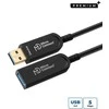 Kabelis USB MicroConnect USB-A - USB-A 20 m Juodas (USB3.0AAF20AOP)