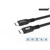 Kabelis USB MicroConnect USB-C - USB-C 0.15 m Juodas (Premium USB-C cable 0,15m)