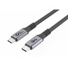Kabelis USB MicroConnect USB-C - USB-C 1.5 m Juodas (USB3.2CC01.5)