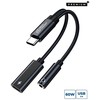 Adapteris USB MicroConnect MC-USBC-AUDIOCF USB-C - USB-C Sidabrinė (MC-USBC-AUDIOCF)