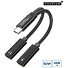 Adapteris USB MicroConnect MC-USBC-CFCF USB-C - USB-C Sidabrinė (MC-USBC-CFCF)