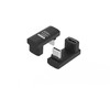 Adapteris USB MicroConnect USB-C - USB-C Juodas (Premium USB4 3x2 USB-C)