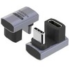 Adapteris USB MicroConnect MC-USB4AG USB-C - USB-C Sidabrinė (MC-USB4AG)