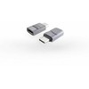 Adapteris USB MicroConnect USB-C - USB-C Juodas (Premium USB4 Gen 3x2 USB-C)