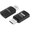 Adapteris USB MicroConnect USB-C - USB-C Juodas (Premium USB4 Gen 3x2 USB-C)