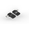 Adapteris USB MicroConnect USB-C - USB-C Sidabrinė (Premium USB4 Gen 3x2 USB-C)