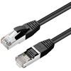 MicroConnect RJ-45 / RJ-45 Cat.6 S / FTP Juodas 0,25 m (SSTP60025S)