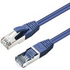 MicroConnect Patchcord, S/FTP, CAT6, 0.25m, LSZH, mėlyna (SSTP60025B)
