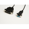 Kabelis MicroConnect Microconnect IBM029B-1,8 lygiagretus kabelis juodas 1.8m DB-9 DB-25