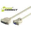 „MicroConnect DB-9“ – DB-25, 3m, „Pilka“ (IBM029)