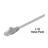 Microconnect U/UTP CAT5e 0,5 pilkos x 10 (V-UTP5005VP)