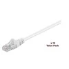 MicroConnect RJ-45 / RJ-45 kt.5E U / UTP Baltas 10vnt. 0,5 m (V-UTP5005WVP)