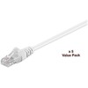 MicroConnect RJ-45/RJ-45 cat.5e U/UTP balti 5 vnt. po 15 m (V-UTP515WVP)