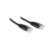 MicroConnect U / UTP CAT6 0.25M Juodas PVC