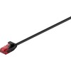 MicroConnect RJ-45/RJ-45 kat.6 U/UTP Juodas 0.25m (V-UTP60025S-SLIM)