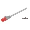 MicroConnect RJ-45 / RJ-45 kat.6 10m Pilka 10-pak (V-UTP610VP)