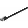 MicroConnect U/UTP CAT6 1.5M Juodas Flat Unshielded Network Cable,
