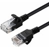 MicroConnect RJ-45/RJ-45 kat.6 U/UTP Juodas 1m (V-UTP601S-SLIM)