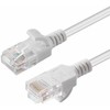 MicroConnect RJ-45 / RJ-45 Cat 6 U / UTP Baltas 2m (V-UTP602W-SLIM)