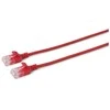 MicroConnect U/UTP CAT6 2M Raudona Slim,