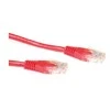 MicroConnect U / UTP CAT6 5M Raudona PVC