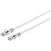 MicroConnect U / UTP CAT6A 10M Baltas butas - V-UTP6A10W- FLAT