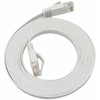 „MicroConnect U/UTP CAT6A“ 7M Baltas plokščias