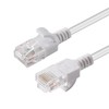 MicroConnect U/UTP CAT6A Slim 3M Baltas