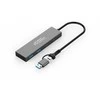 „MicroConnect 4w1“ USB-A/USB-C šakotuvas | 2x USB-A | 2x USB-C