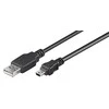 USB kabelis MicroConnect USB- A - 0,5 m Juoda (USBMB505)